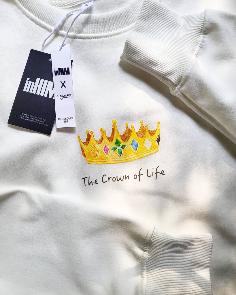 crown of life sweater iagape inHim